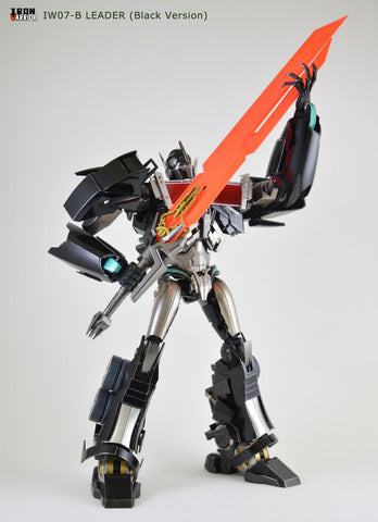 Iron Warrior IW-07B IW07B Leader (DLX TFP Nemesis Prime) Non-Transformable Black Version 29cm / 11.5"