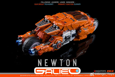【Pre-Order】Bingo Toys BingoToys BT08-02 BT-0802 BT0802 BT08-02 Newton Galileo Combiner (IDW Afterburner Technobots Computron) 25cm / 9.8"