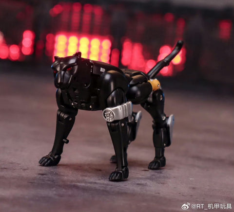 Robot Toys RT-03 / RT-03B RT03 / RT03B Working Leopard (Beast Wars BW Cheetor / Black Panther) 2 in 1 sets 8.7cm / 3.4"