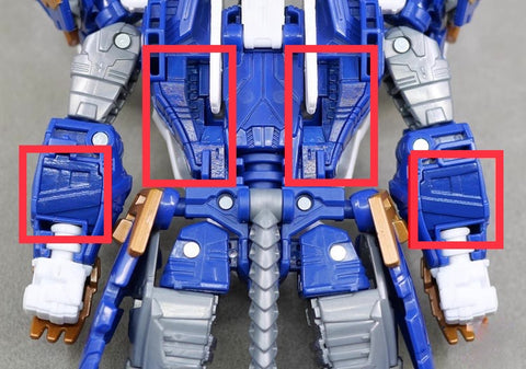 Tim Heada TH082 TH-082 Gap Fillers for  Legacy United Voyager Class Prime Universe Thundertron Upgrade Kit