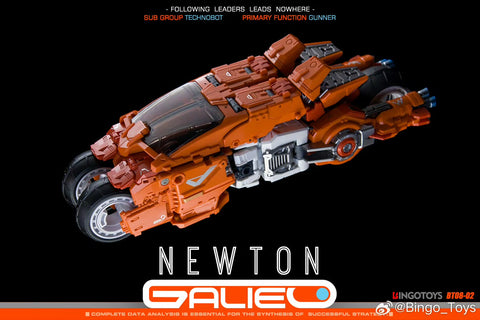 【Pre-Order】Bingo Toys BingoToys BT08-02 BT-0802 BT0802 BT08-02 Newton Galileo Combiner (IDW Afterburner Technobots Computron) 25cm / 9.8"