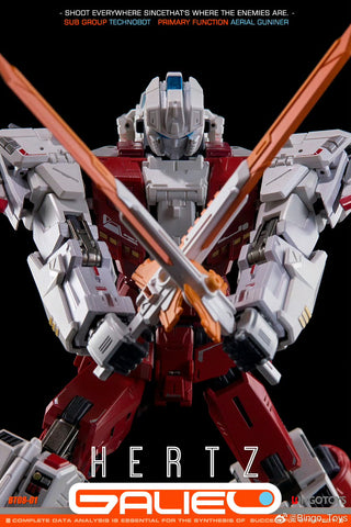 【Pre-Order】Bingo Toys BingoToys BT08-01 BT-0801 BT0801 Hertz Galileo Combiner (IDW Strafe / Technobots Computron) 25cm / 9.8"