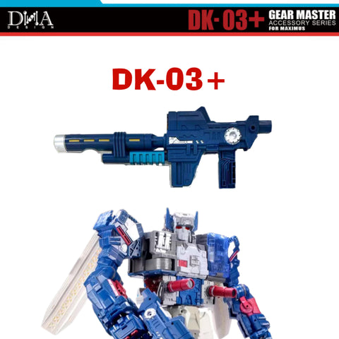 DNA Design DK-03+ DK03+ Gear Master Rifle for Titans Return Fortress Maximus Upgrade Kits Metallic Version