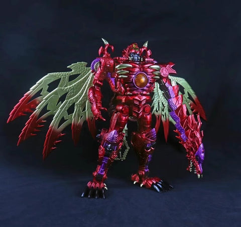 4th party BMB Black Mamba RD01 RD-01 Red Dragon Oversized Legacy Evolution Transmetal II Megatron 35cm / 13.8"