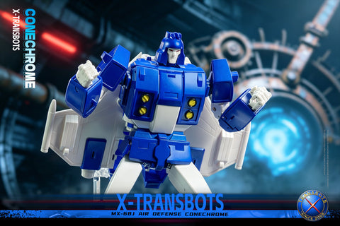 XTransbots MX-68J MX68J MX-LXVIII J Conechrome & Firehole (Slugslinger & Caliburst) X-Transbot 22cm / 8.7"