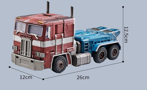 4th Party WJ WEISHUANG MPP10 MPP-10 Commander ( W8019E Oversized MP10 Optimus Prime) Battle Damaged Version 32cm / 12.6"