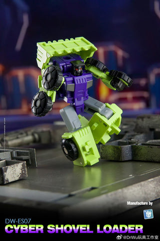 【Pre-Order】Dr.Wu DW-ES07 / ES08 Cyber Shovel Loader / Bulldozer ( Scrapper / Bonecrusher) Devastator Combiner 2 in 1 Set