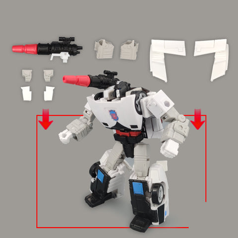 Go Better Studio GX-30C GX30C Upgrade Kit / Gap fillers for  Legacy Velocitron Speedia 500 Collection Deluxe Diaclone Universe Clampdown Upgrade Kit