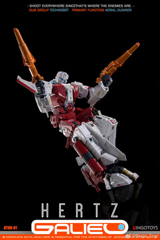 【Pre-Order】Bingo Toys BingoToys BT08-01 BT-0801 BT0801 Hertz Galileo Combiner (IDW Strafe / Technobots Computron) 25cm / 9.8"