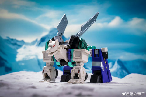 【Pre-Order】Newage H74EXR H-74EXR Cho (G1 Sixshot) New Age Limited Electroplated Version 13.8cm / 5.4"