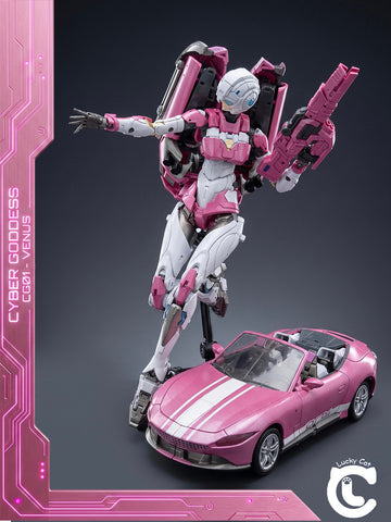 【Pre-Order】Lucky Cat Cyber Goddess CG01 CG-01 Venus (G1 Arcee)