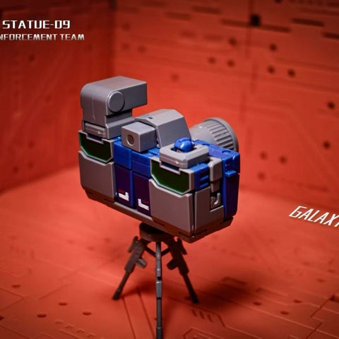 Galaxy Toys Mini09 Mini-09 Law Enforcement Team (Reflector Team) 3-pack 6cm / 2.4"