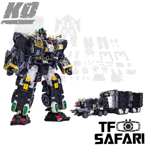 4th Party No Brand POP01B POP-01B Original Optimus Prime (KO Diaclone DA65 Battle Convoy Black Version) 18.5cm / 7.3"