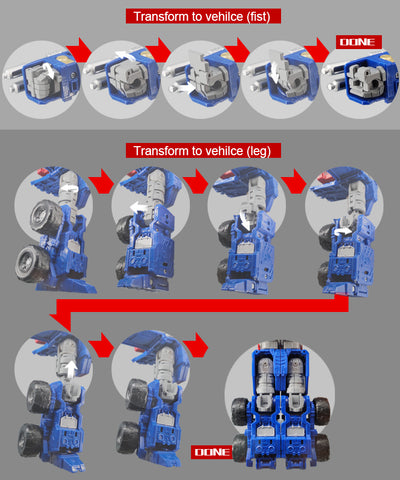 Go Better Studio GX-56 GX56 Gap fillers for Legacy Evolution Commander Armada Universe Optimus Prime Upgrade Kit