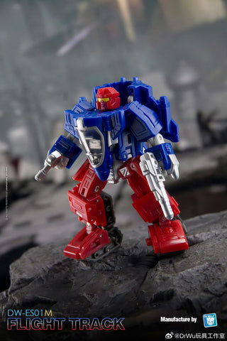 【Pre-Order】Dr.Wu DW ES01M DW-ES01M Flight Track ( Flywheels / Skytread Duocon Shattered Glass SG Version) Dr Wu Blue / Red Version 7cm / 2.8"