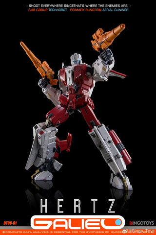 【Pre-Order】Bingo Toys BingoToys BT08-01 BT-0801 BT0801 Hertz Galileo Combiner (IDW Strafe / Technobots Computron) 25cm / 9.8"