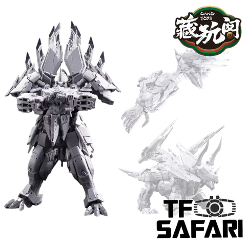 【Pre-Order】Cang Toys Cang-Toys CT-Longyan-03 CT-LONGYAN 03 Breakhorn (Slag, Volcanicus) Dinobot Combiner 24cm / 9.5"