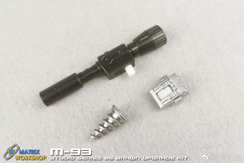 Matrix Workshop M93 M-93 Weapon set (Guns / Sword) for Studio Series 86 SS86 Brawn Upgrade Kit