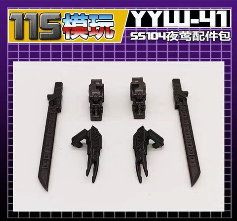 115 Workshop YYW-41 YYW41 Upgrade Kit for Studio Series SS104 ROTB Rise of the Beast Nightbird Upgrade Kit