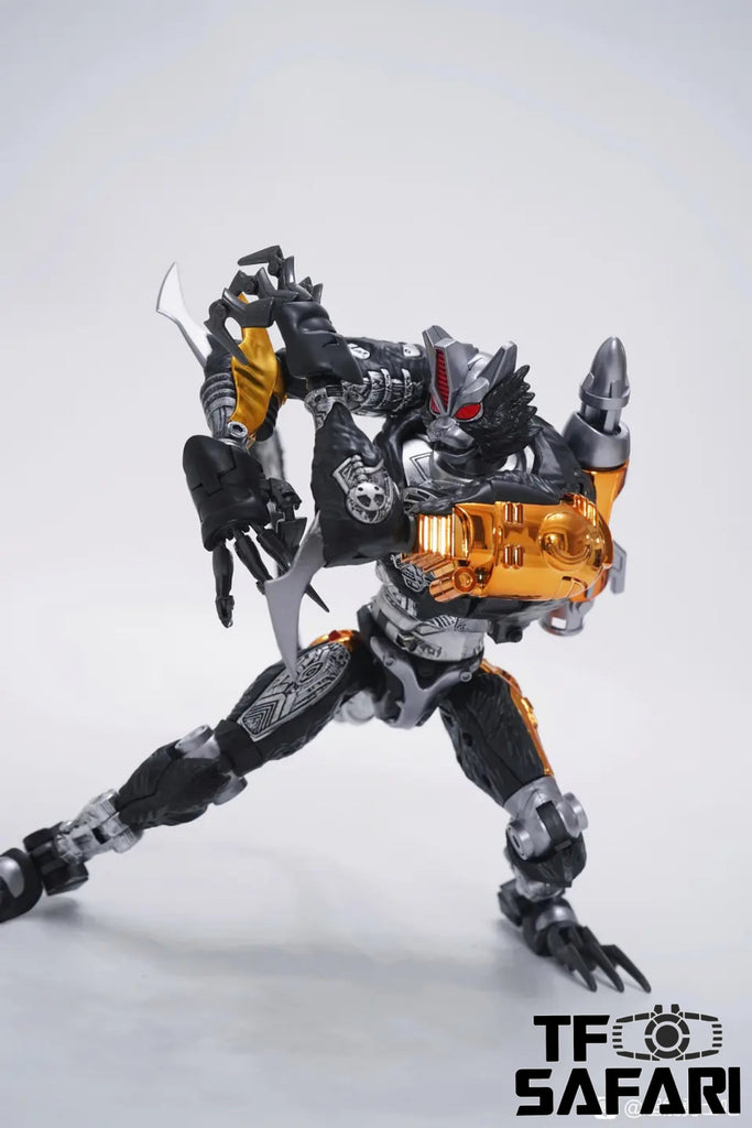 Transart Ravage Vs Kindgom Ravage Transart TA BWM-09B BWM09B Black Panther Cheetor (BW Beast Transmetal ...