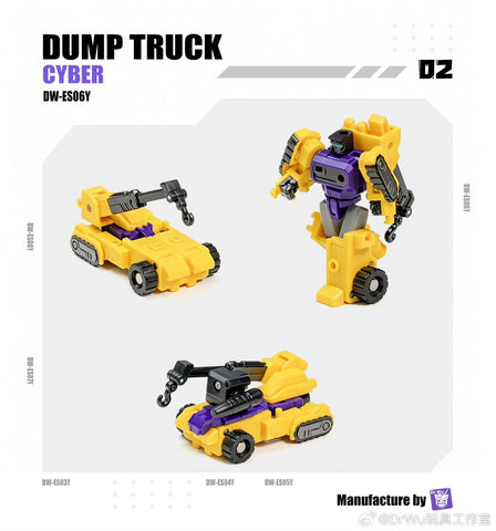 【Pre-Order】Dr.Wu DW-ES03Y / ES04Y / ES05Y / ES06Y / ES07Y / ES08Y Extreme Squad Assembly Cyber (IDW Civil War Devastator) Whole Combiner 6 in 1 pack