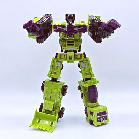 【Loose Pack】4th Party Xingjiang ST10 ST-10 6 in 1 Set KO DX9 Hulkie ( Devastator Combiner ) 29cm / 11.5"