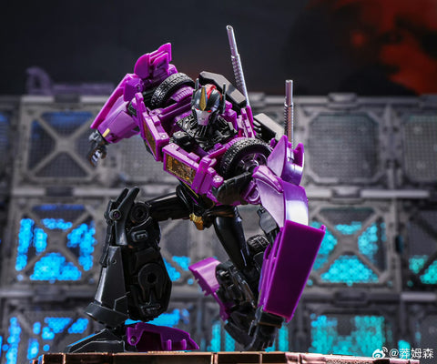 【Pre-Order】APC Toys APC-001SG APC001SG 2.0 Version Attack Prime Mirror Evil ( 1:1 TFP Optimus Prime Voyage Class ) Purple / Shattered Glass Version 17cm / 6.7"