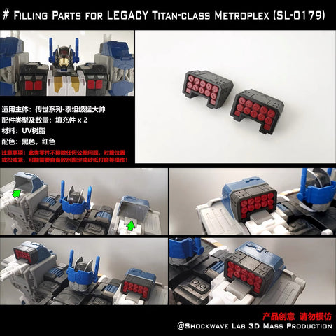 Shockwave Lab SL179 SL-179 Filling Parts for Legacy Titan-Class Metroplex Upgrade Kit