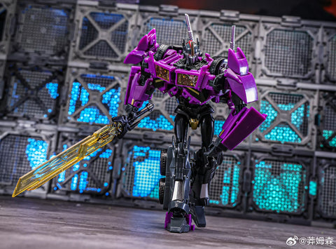 【Pre-Order】APC Toys APC-001SG APC001SG 2.0 Version Attack Prime Mirror Evil ( 1:1 TFP Optimus Prime Voyage Class ) Purple / Shattered Glass Version 17cm / 6.7"