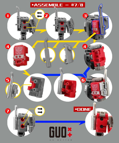 【Incoming】Go Better Studio GX-60 GX60 Gap fillers for Buzzworthy Bumblebee Studio Series SS-102 Optimus Prime Upgrade Kit