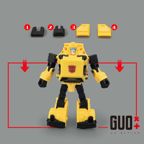【Incoming】Go Better Studio GX-78 GX78 Upgrade Kit / Gap fillers for Age of the Primes AOTP Autobot Bumper Upgrade Kit