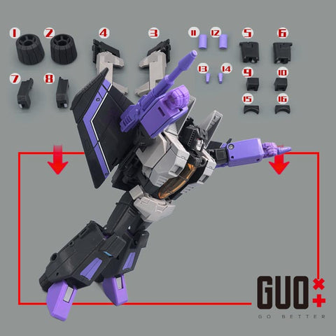 【Incoming】Go Better Studio GX-85B GX85B Upgrade Kit / Gap fillers for Studio Series SS86 Movie Skywarp Upgrade Kit