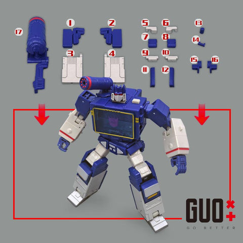 【Incoming】Go Better Studio GX-86 GX86 Upgrade Kit / Gap fillers for Studio Series SS86 Movie Soundwave Upgrade Kit