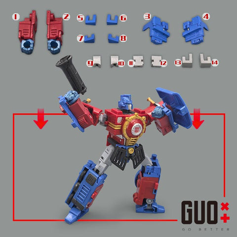 Go Better Studio GX-80 GX80 Upgrade Kit / Gap fillers for Timelines Hearts of Steel Optimus Prime Upgrade Kit
