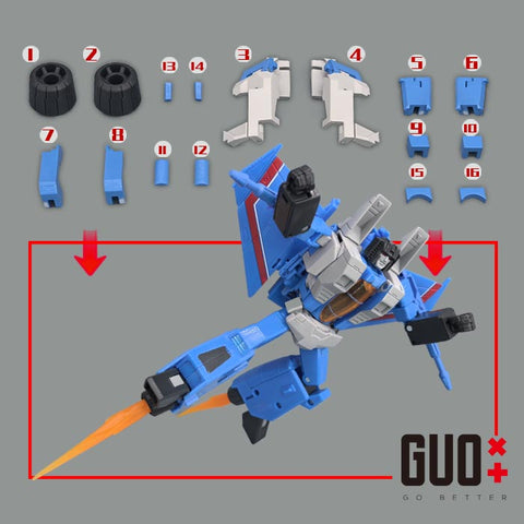 【Incoming】Go Better Studio GX-85 GX85 Upgrade Kit / Gap fillers for Studio Series SS86 Movie Thundercracker Upgrade Kit