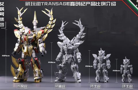 【Pre-Order】Cang Toys Cang-Toys TA-HYL001 TAHYL001 Stegsarow (Snarl, Volcanicus) Dinobot Combiner Hero Class 18cm / 7"