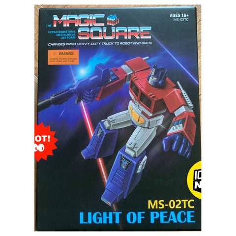 Magic Square MS-Toys MS-02TC MS02TC Light of Peace ( Optimus Prime 2.0 Version) MP Size Toy Color Version 25cm / 9.8"