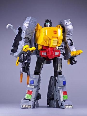 【Incoming】4th Party NB No Brand MP-08AB MP08AB Oversized KO King Grimlock Reximus Prime Animated Color Version ( with solid-neck / chest ) 32cm / 12.6"