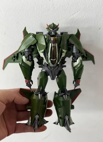 【Pre-Order】Gear Factory (Aka APC Toys) GF04 GF-04 (APC013) Bolt Green Airfighter ( Modified TFP Skyquake)