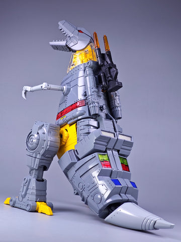 【Incoming】4th Party NB No Brand MP-08AA MP08AA Oversized KO King Grimlock Reximus Prime Animated Color Version ( with  transparent-neck / chest ) 32cm / 12.6"