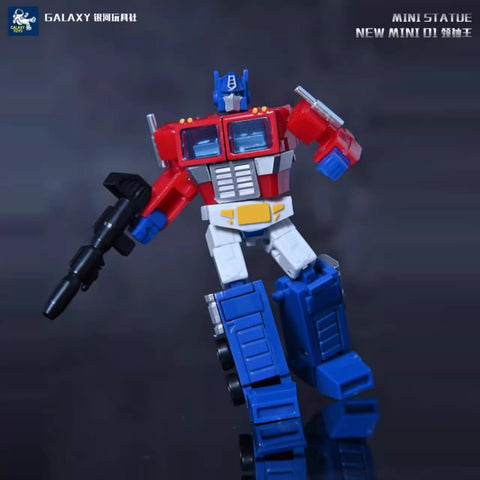 Galaxy Toys Mini01 Mini-01 LeaderKing (G1 Optimus Prime) Transparent Window Version 7cm / 2.76"