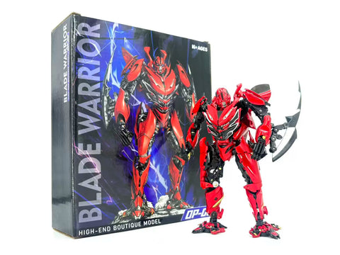 【Incoming】4th Party No Brand DP-02 DP02 Blade Warrior (Minified KO UT R06 Red Dasher DOTM Dino) 16.5cm / 6.5"