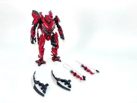 【Incoming】4th Party No Brand DP-02 DP02 Blade Warrior (Minified KO UT R06 Red Dasher DOTM Dino) 16.5cm / 6.5"