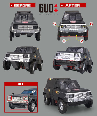 Go Better Studio GX-72U GX72U Upgrade Kit / Gap fillers for Legacy United Trailbreaker Upgrade Kit