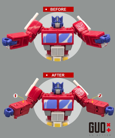 【Incoming】Go Better Studio GX-73R / GX-73B GX73R / GX73B Upgrade Kit / Gap fillers for Studio Series Devastation Optimus Prime Upgrade Kit