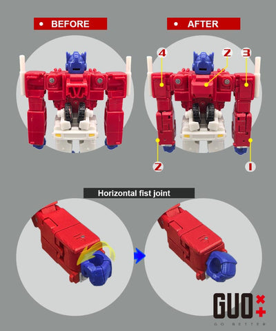 【Incoming】Go Better Studio GX-73R / GX-73B GX73R / GX73B Upgrade Kit / Gap fillers for Studio Series Devastation Optimus Prime Upgrade Kit