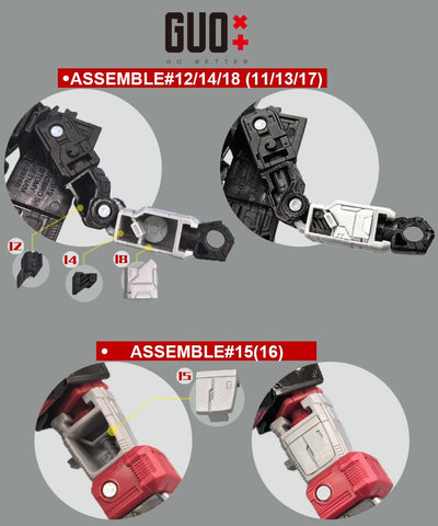 Go Better Studio GX-72U GX72U Upgrade Kit / Gap fillers for Legacy United Trailbreaker Upgrade Kit