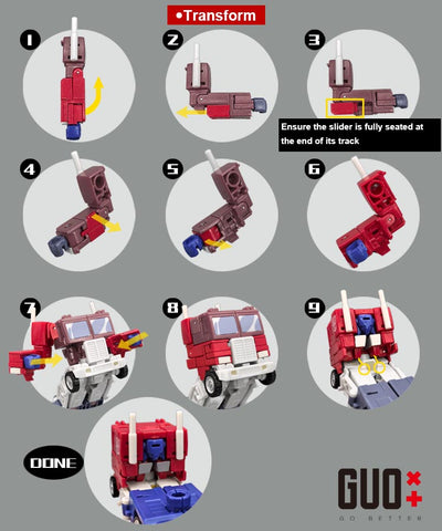【Incoming】Go Better Studio GX-73R / GX-73B GX73R / GX73B Upgrade Kit / Gap fillers for Studio Series Devastation Optimus Prime Upgrade Kit