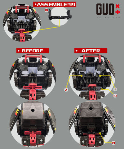 Go Better Studio GX-72C GX72C Upgrade Kit / Gap fillers for