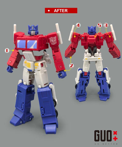 【Incoming】Go Better Studio GX-73R / GX-73B GX73R / GX73B Upgrade Kit / Gap fillers for Studio Series Devastation Optimus Prime Upgrade Kit